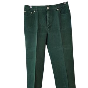Womens Vintage Ralph Lauren Green Pants Size 8 Inseam Approx 27